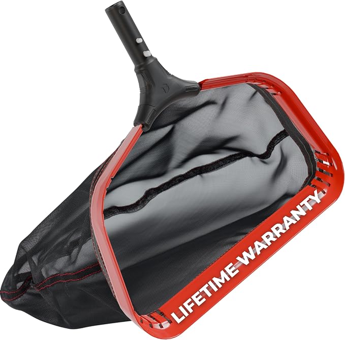 ProTuff 490 Promise 19.5in Pro Pool Leaf Rake Net, Deep Bag Skimmer